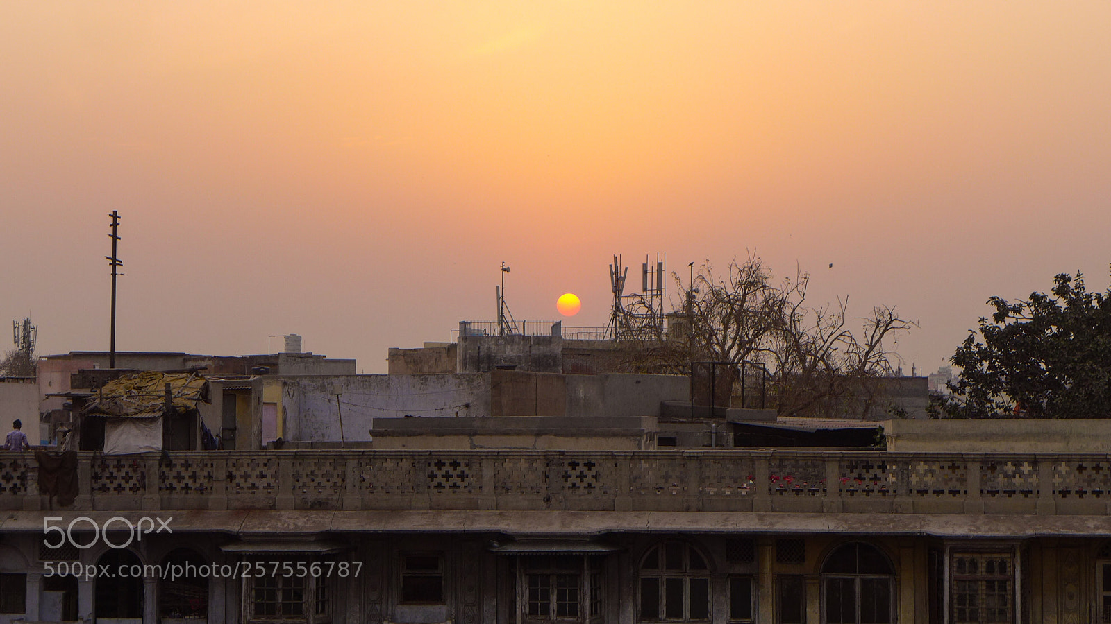 Panasonic Lumix DMC-LX7 sample photo. Delhi sunset photography