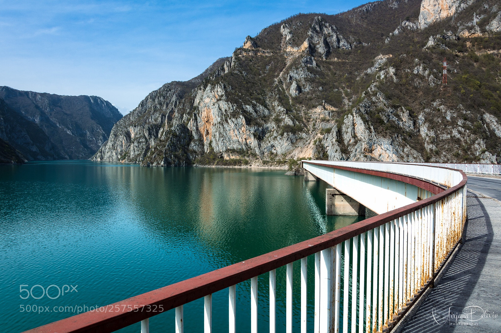 Nikon D7100 sample photo. Piva lake, montenegro photography