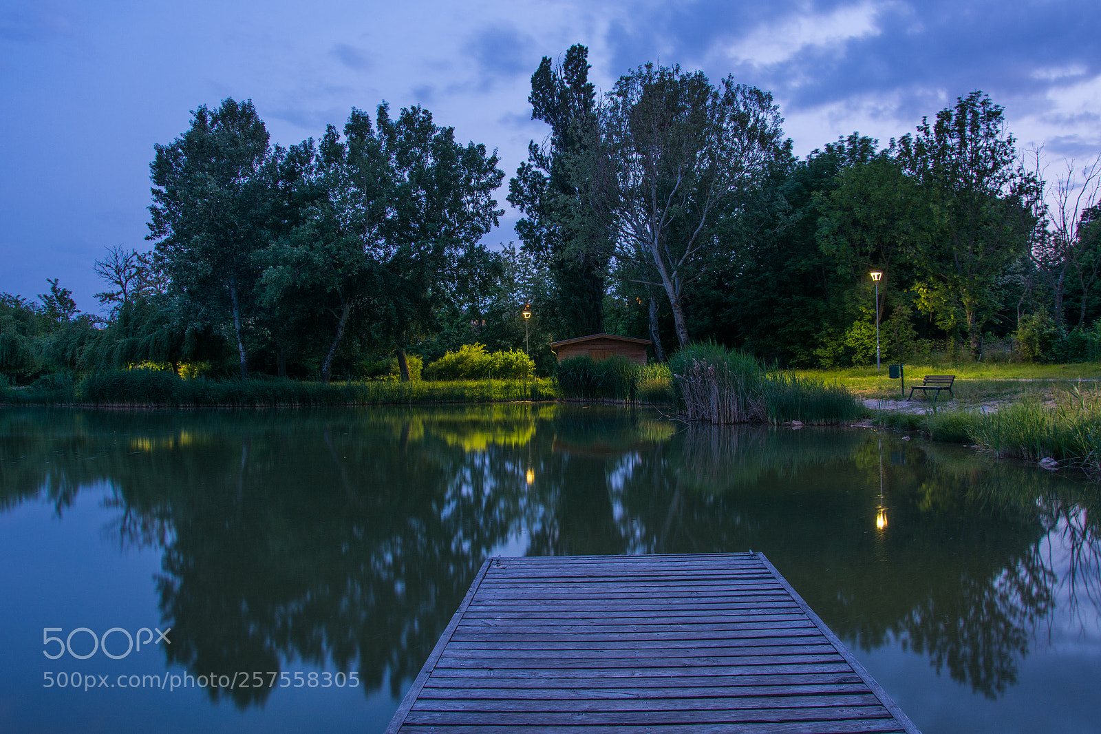 Nikon D7100 sample photo. Silent blue hour photography