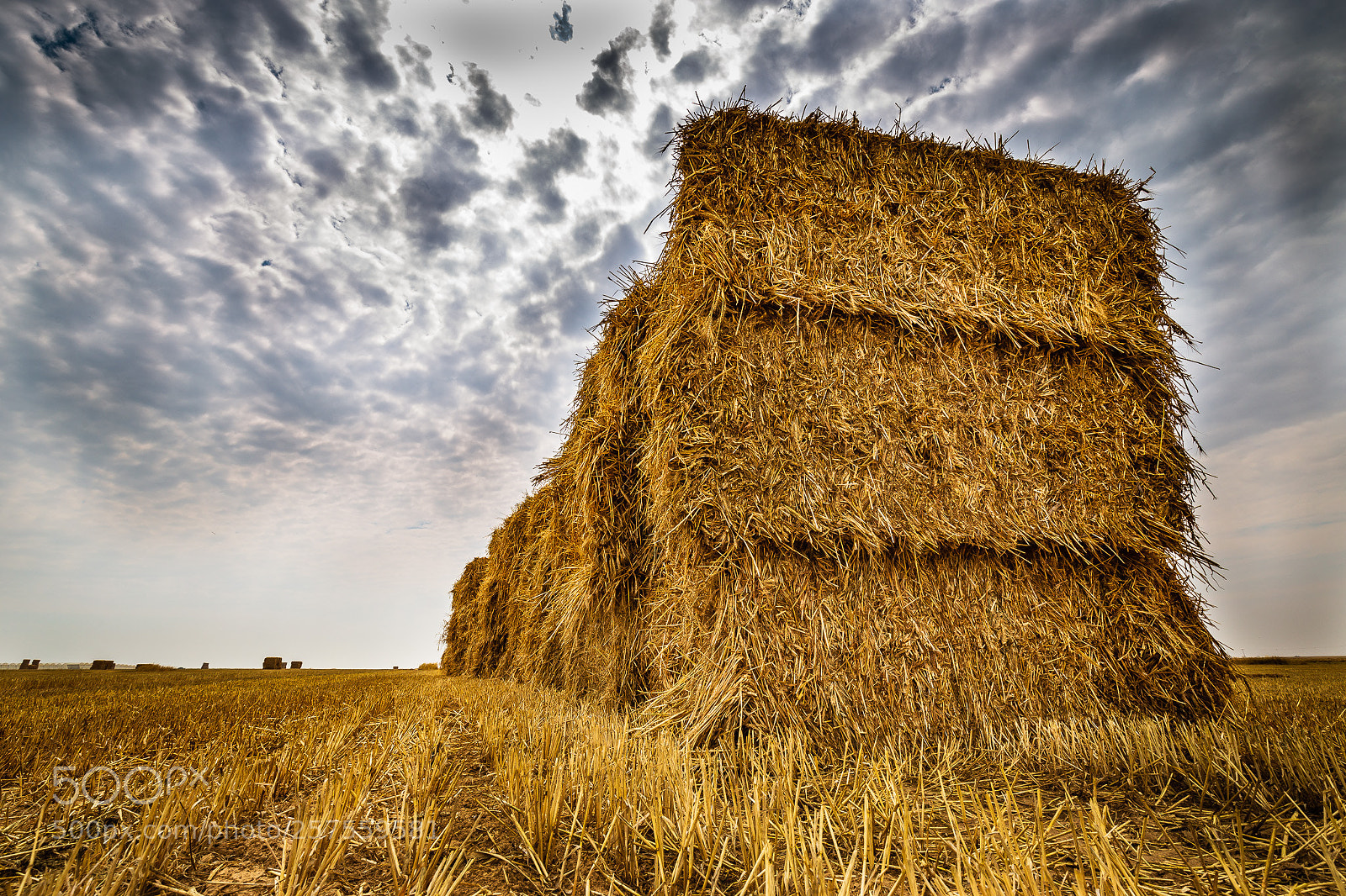 Canon EOS 6D sample photo. Stack of hay photography