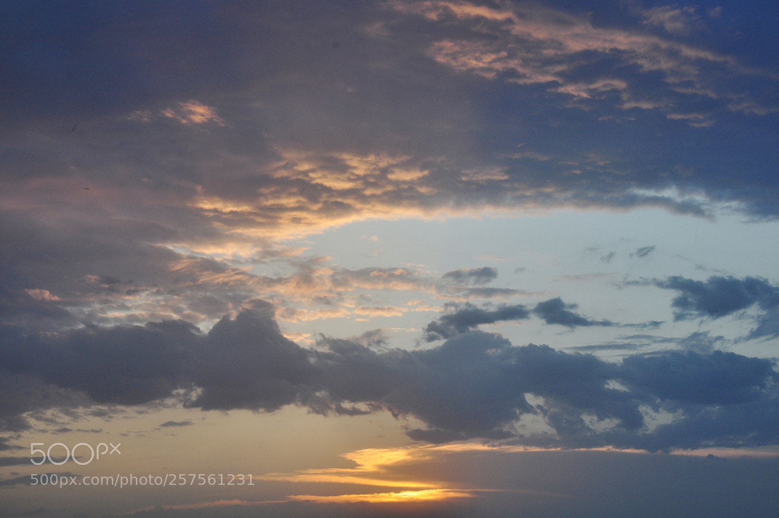 Nikon D90 sample photo. Cloudy sunset photography