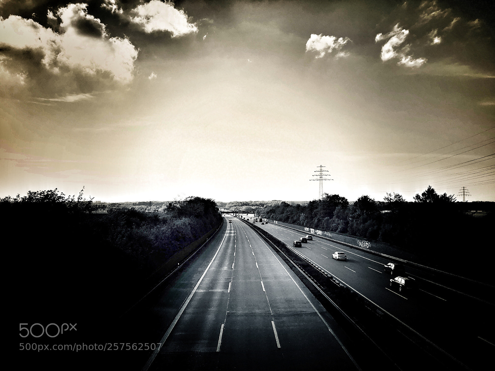 Apple iPhone X sample photo. German autobahn  photography