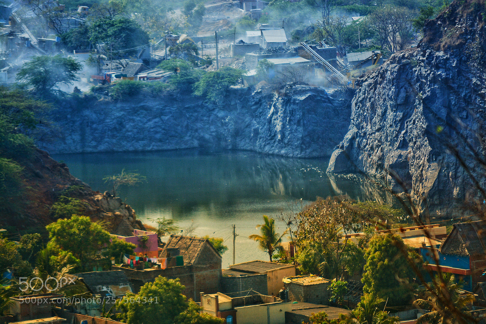 Nikon D5200 sample photo. Abandoned quarry photography