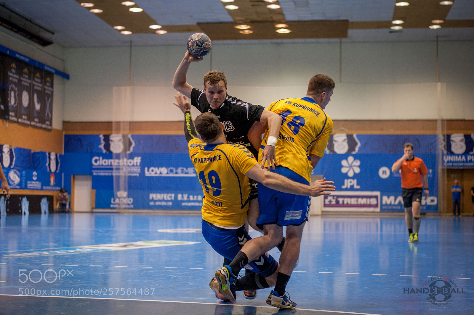 Nikon D700 sample photo. Extraliga handball photography