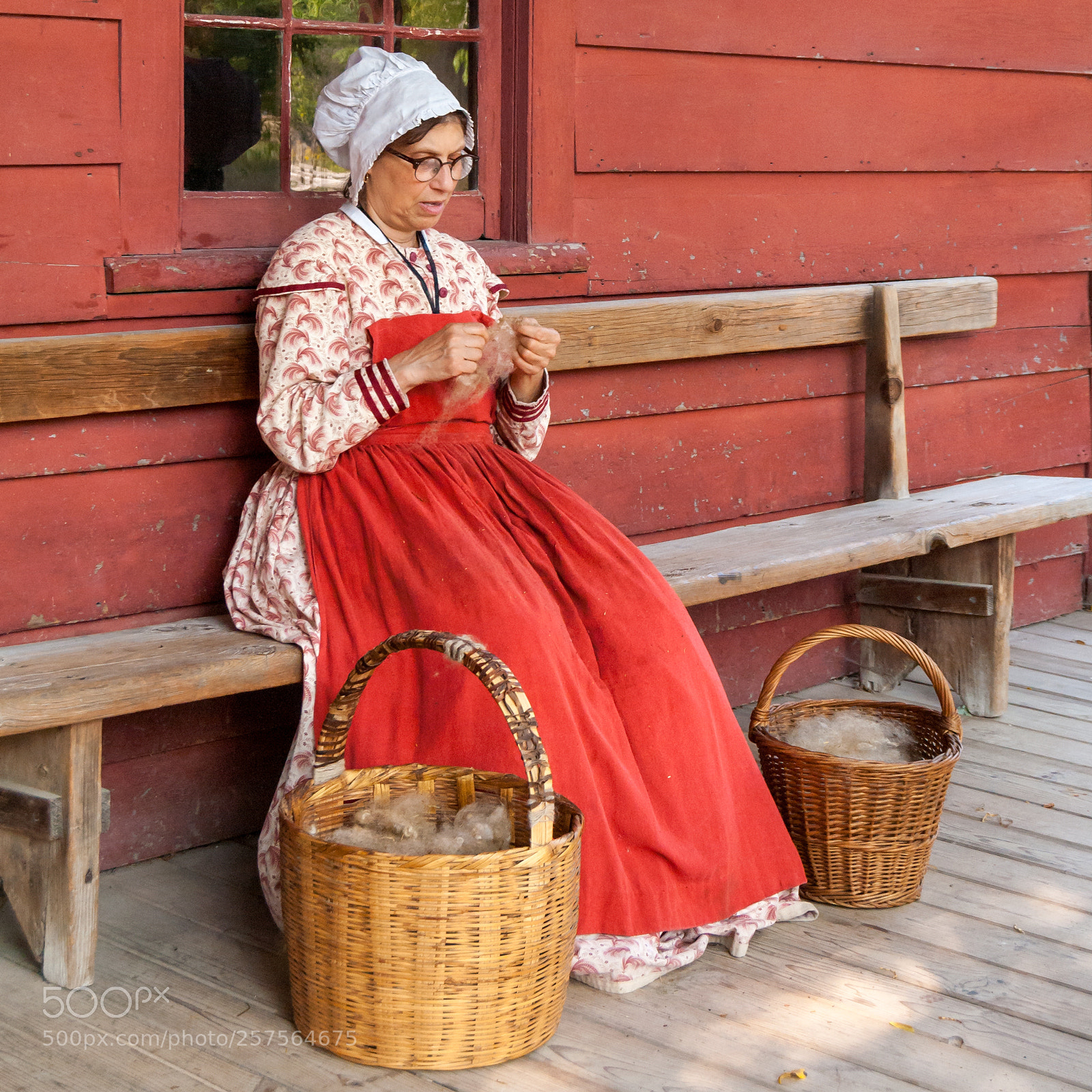 Nikon D3000 sample photo. Wool picking photography