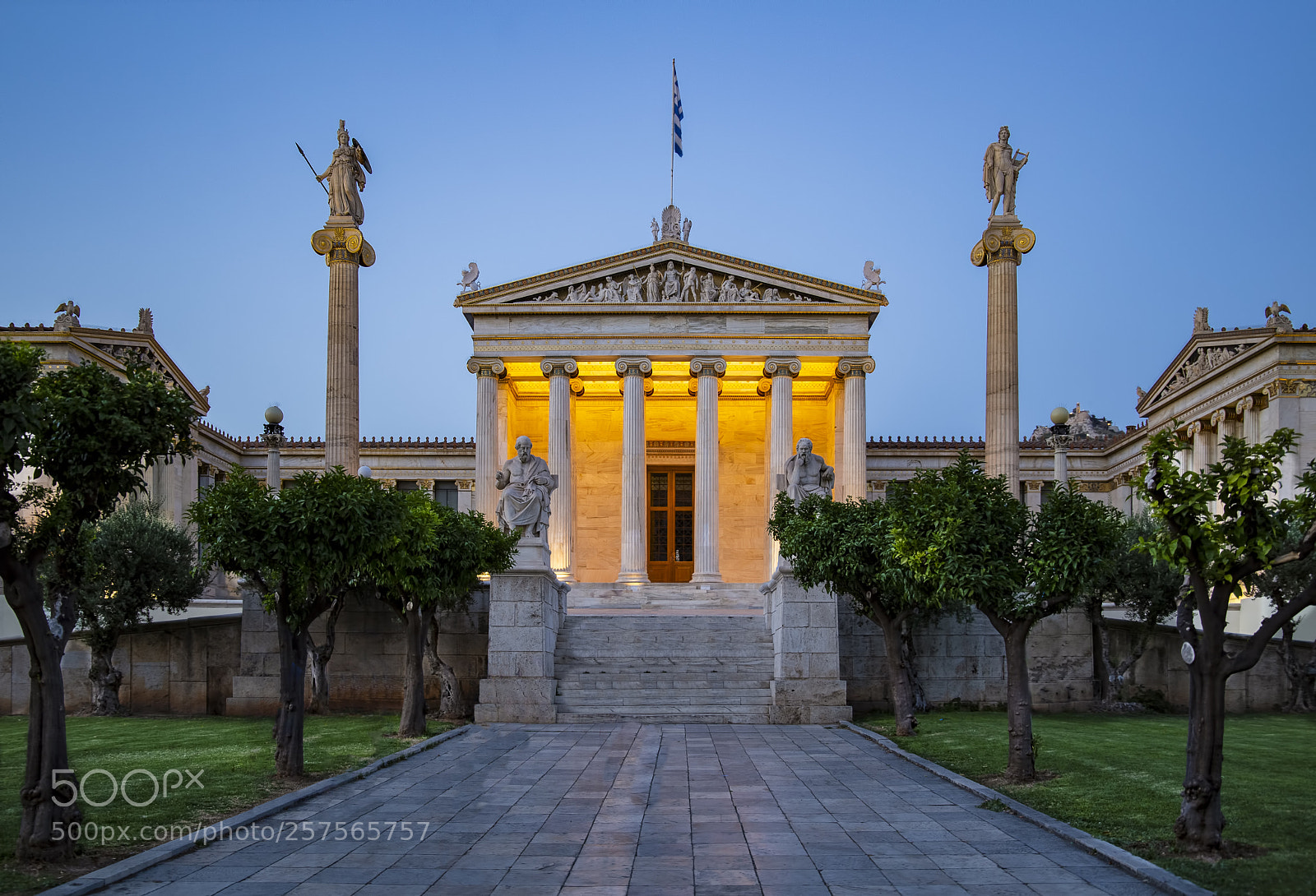 Canon EOS 6D sample photo. Academy of athens photography