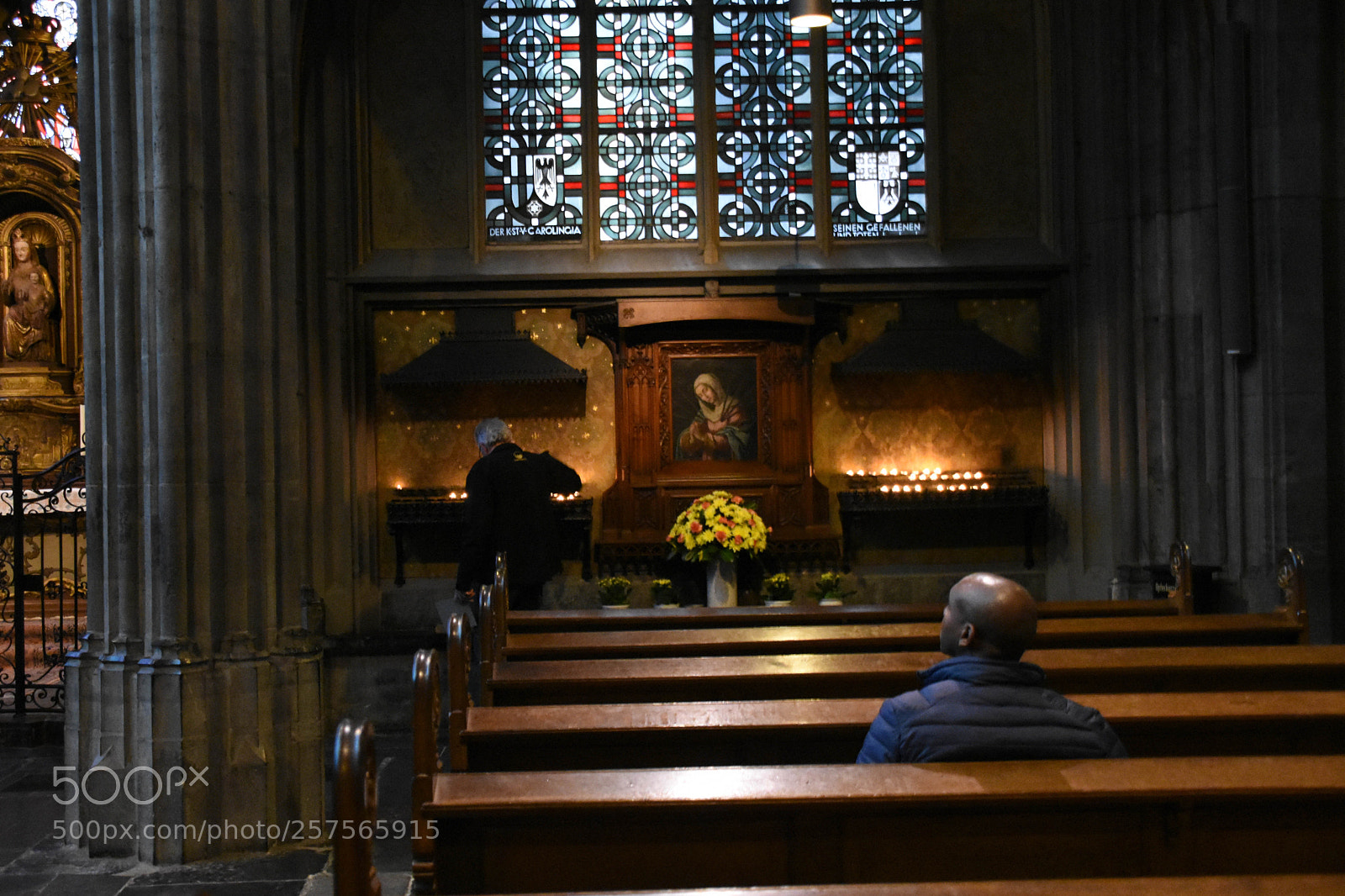 Nikon D3400 sample photo. Inside aachen cathedral photography