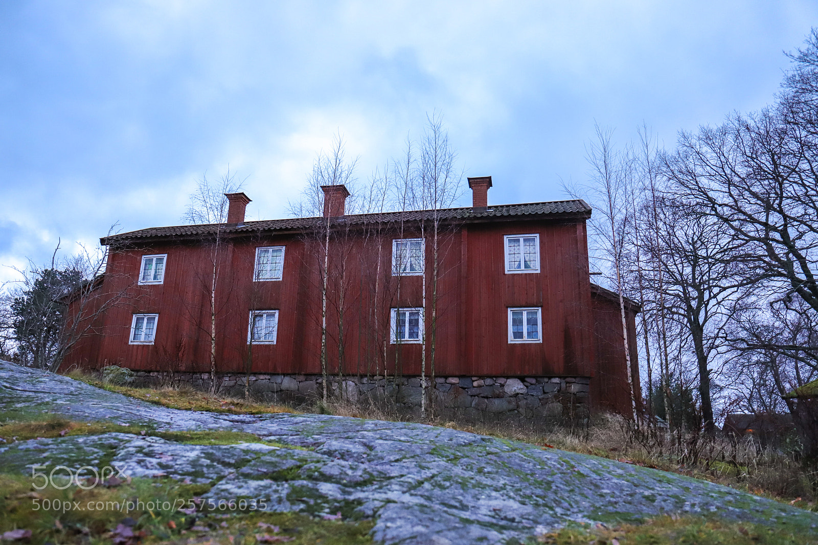 Canon EOS 6D Mark II sample photo. Red house photography