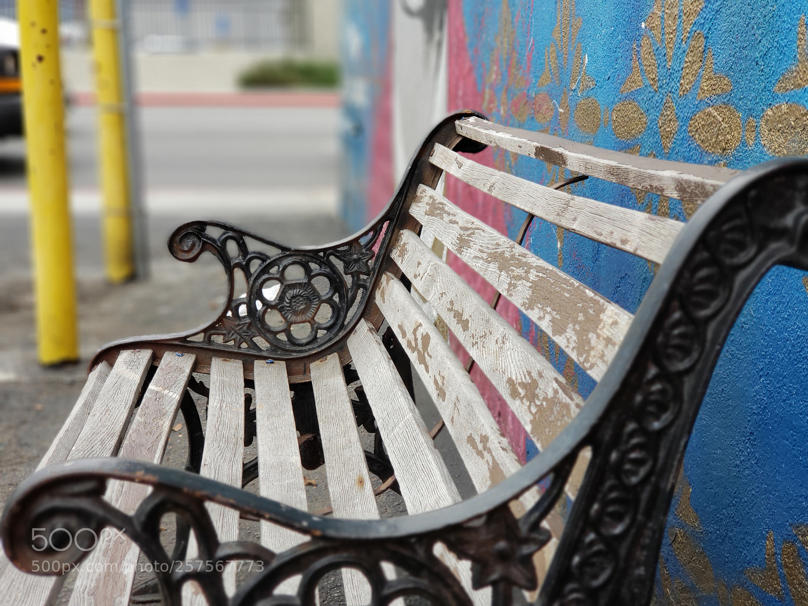 Samsung Galaxy S9+ sample photo. Lonely bench.jpg photography