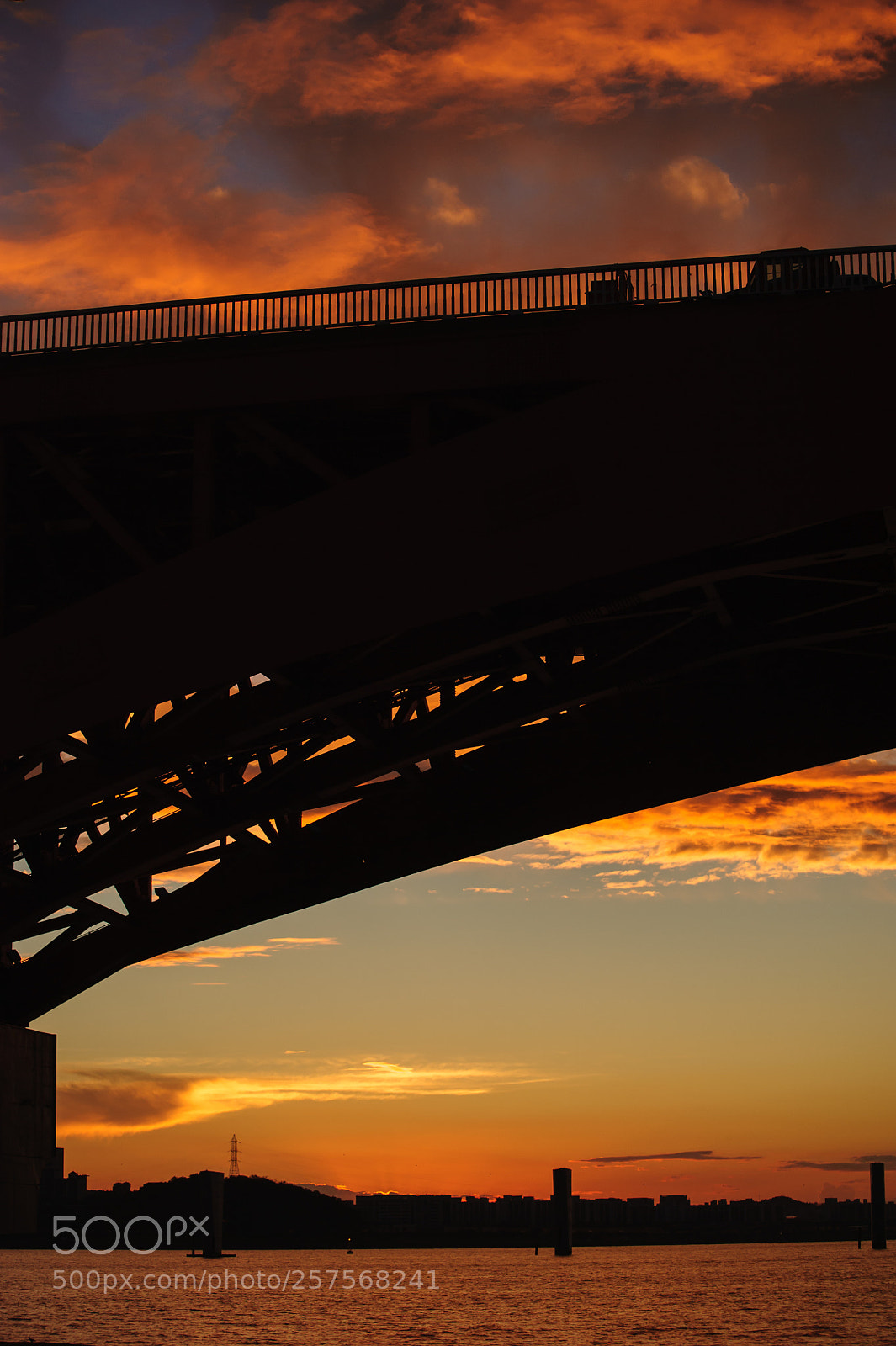 Nikon D700 sample photo. Sunset & bridge photography