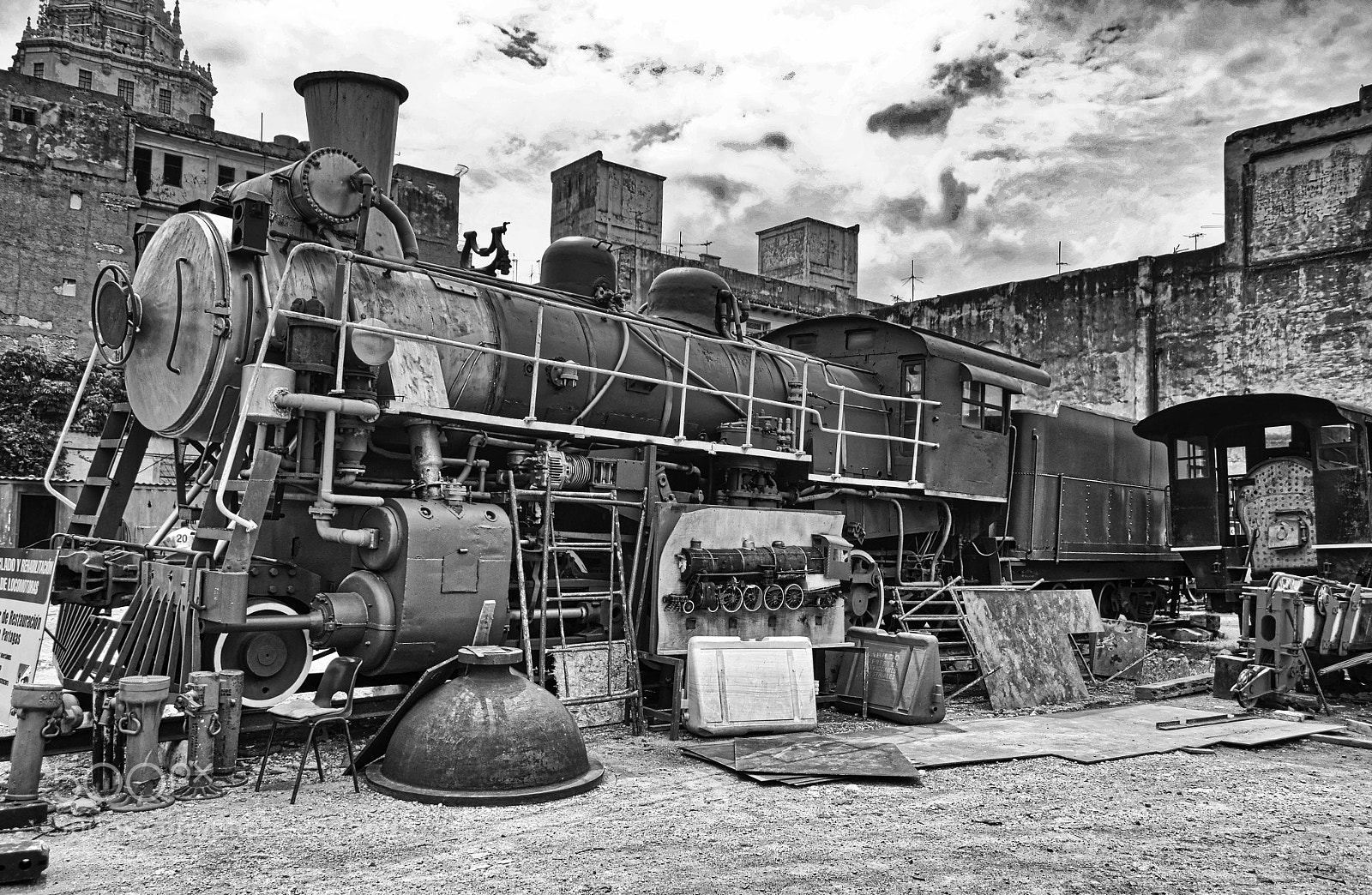 Nikon D5100 sample photo. Steam engine photography