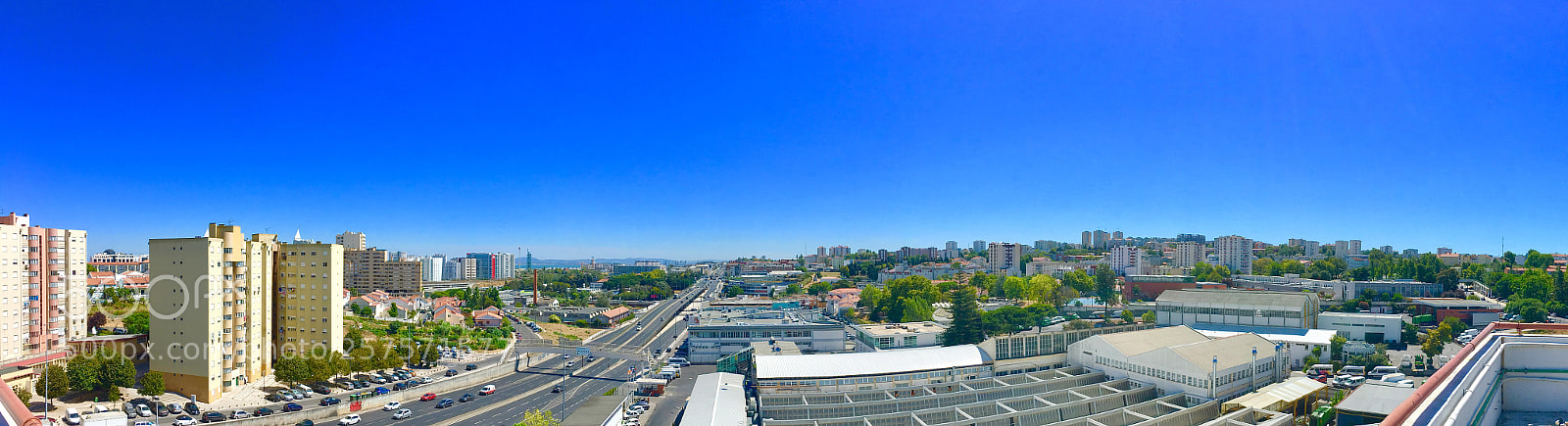 Apple iPhone 6s Plus sample photo. Lisbon panorama photography