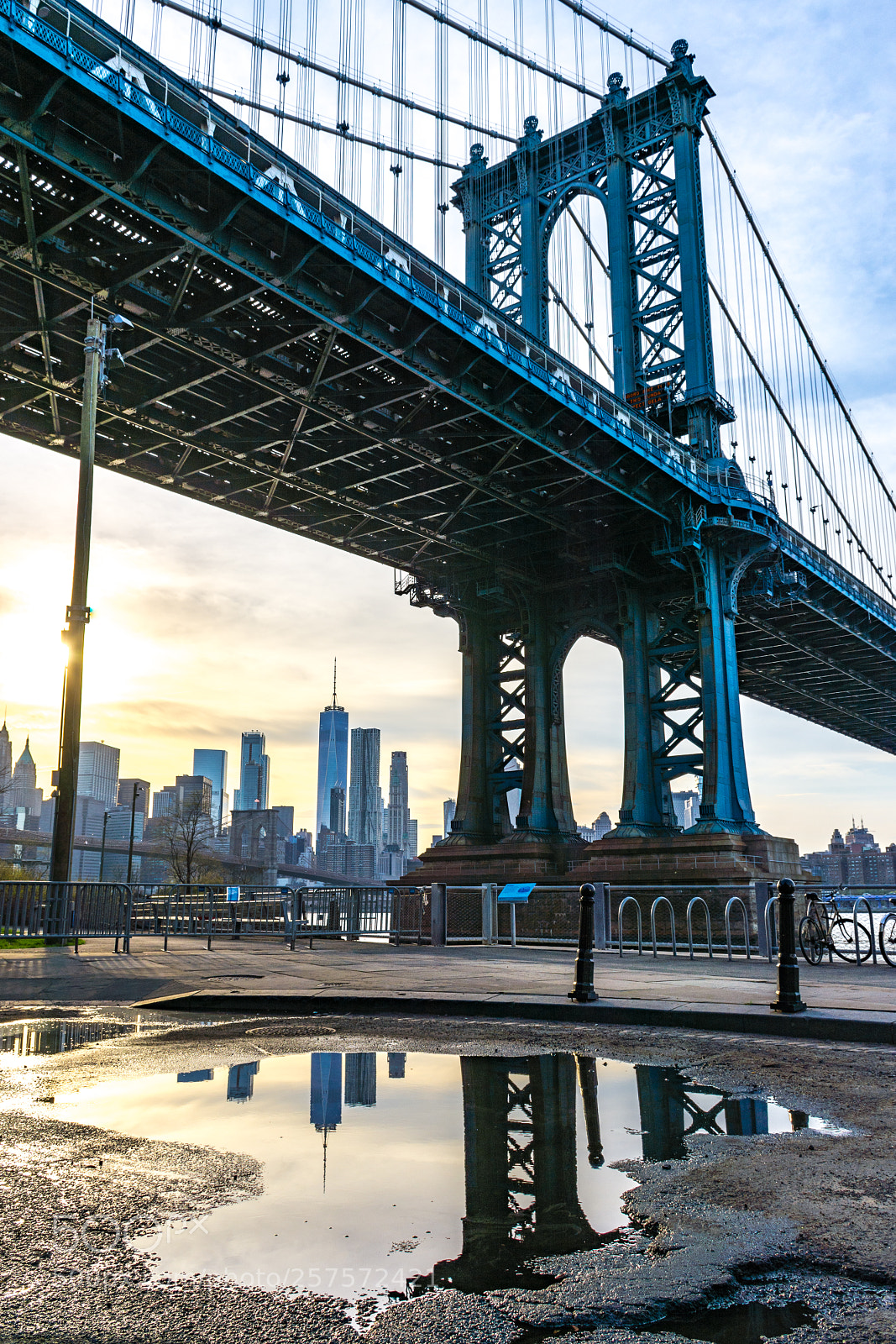 Nikon D7200 sample photo. Sunset under the manhattan photography