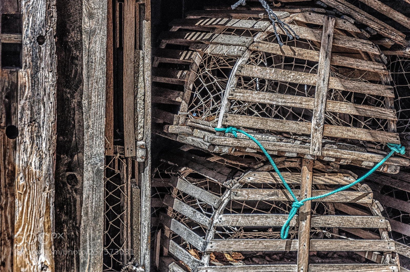 Nikon D90 sample photo. Lobster pots photography