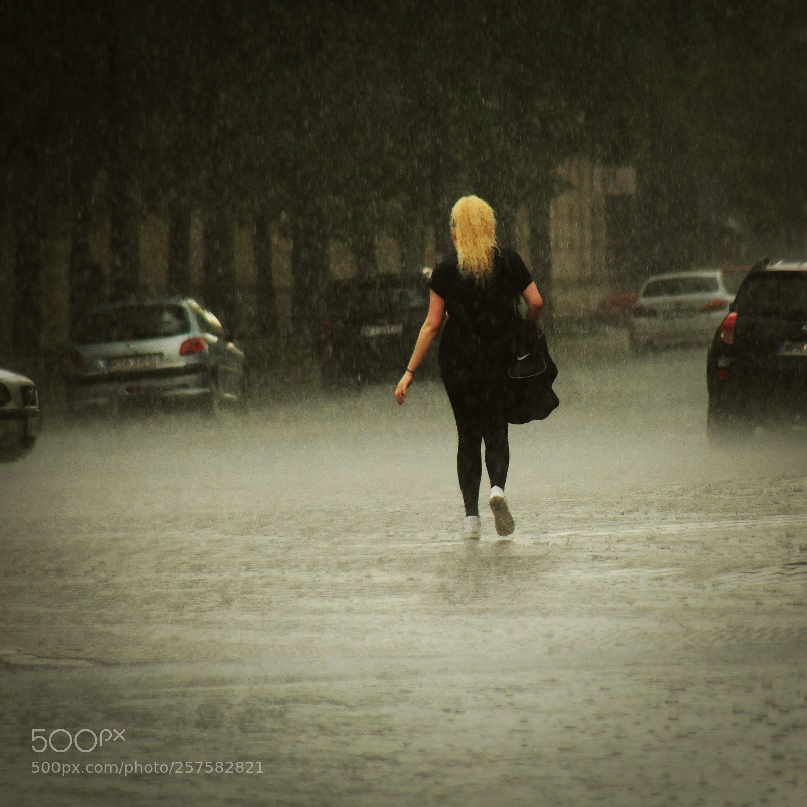 Nikon D300S sample photo. Rain photography