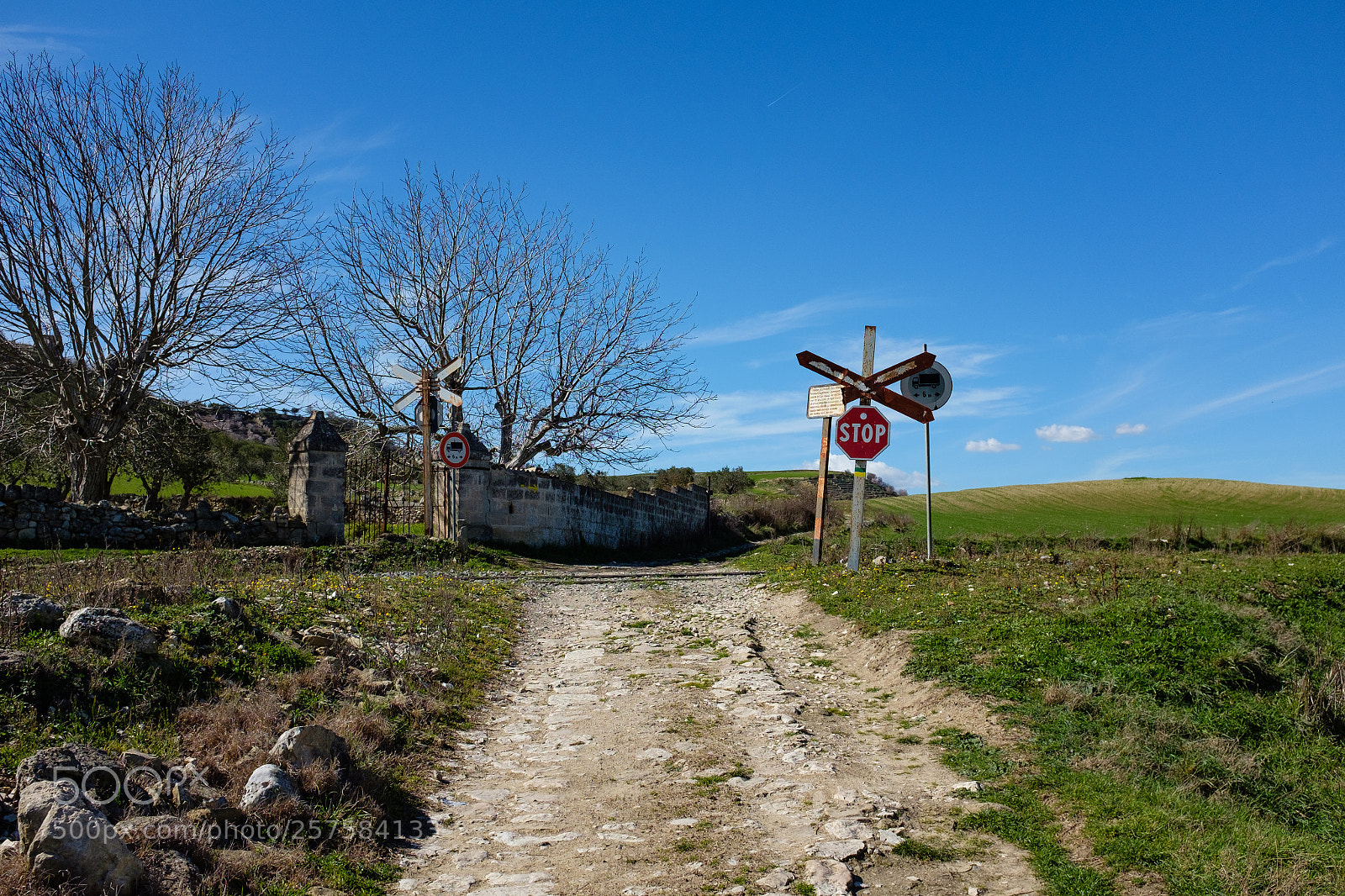 Fujifilm X100S sample photo. Railroad level crossing in photography