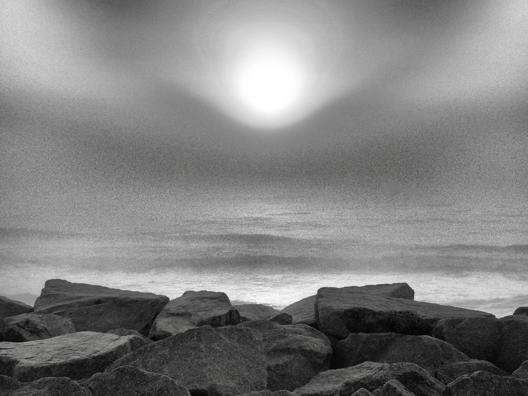 Olympus PEN E-PL6 sample photo. Light show over ocean photography