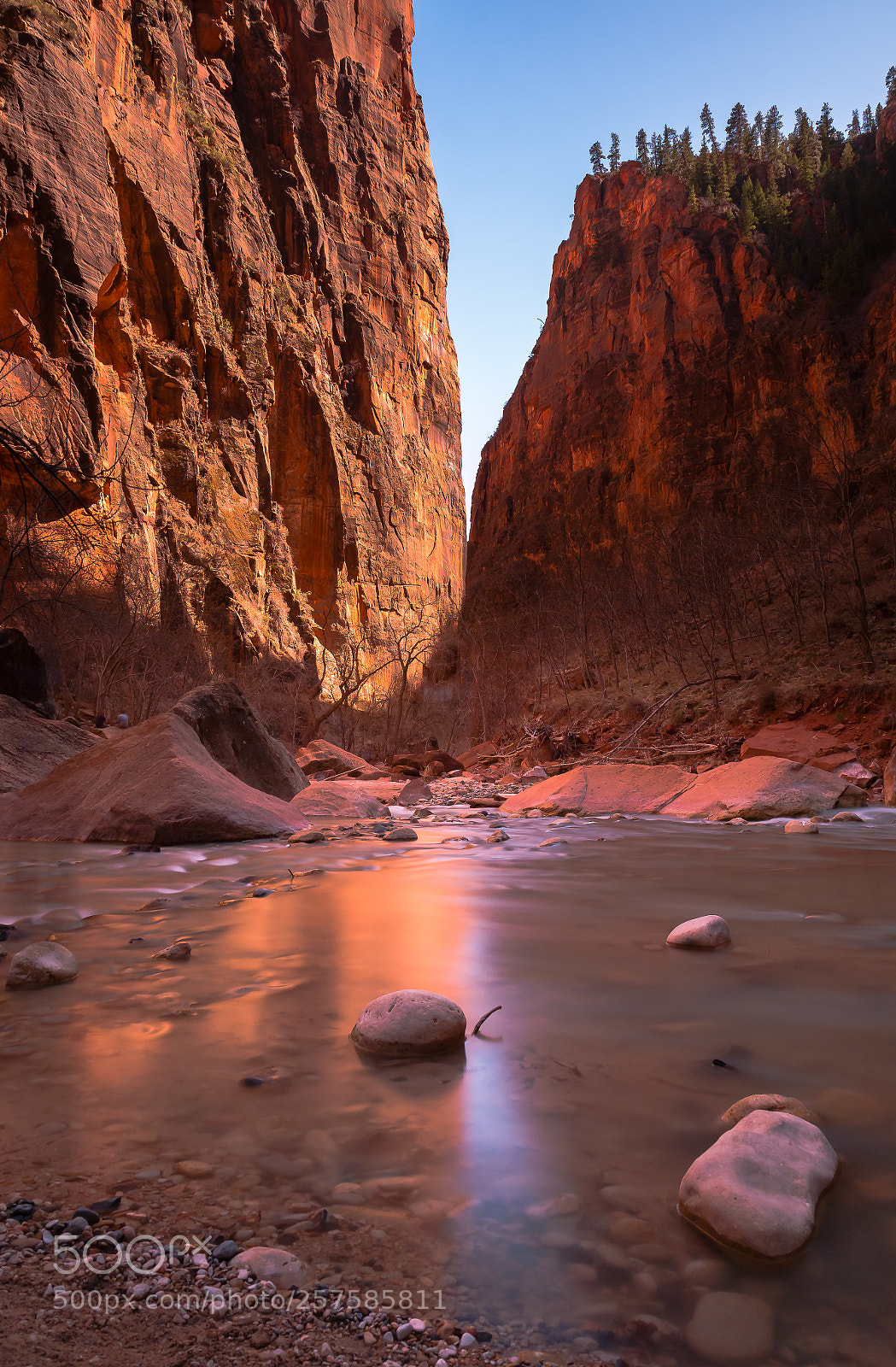 Canon EOS 70D sample photo. The narrows at zion photography