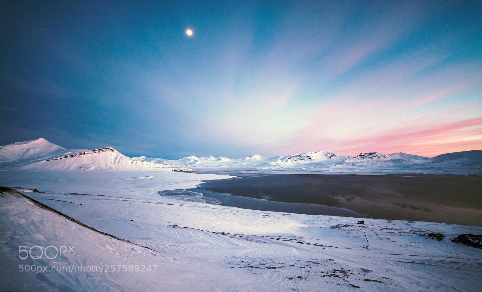 Nikon D7100 sample photo. Sunset at barentsburg photography