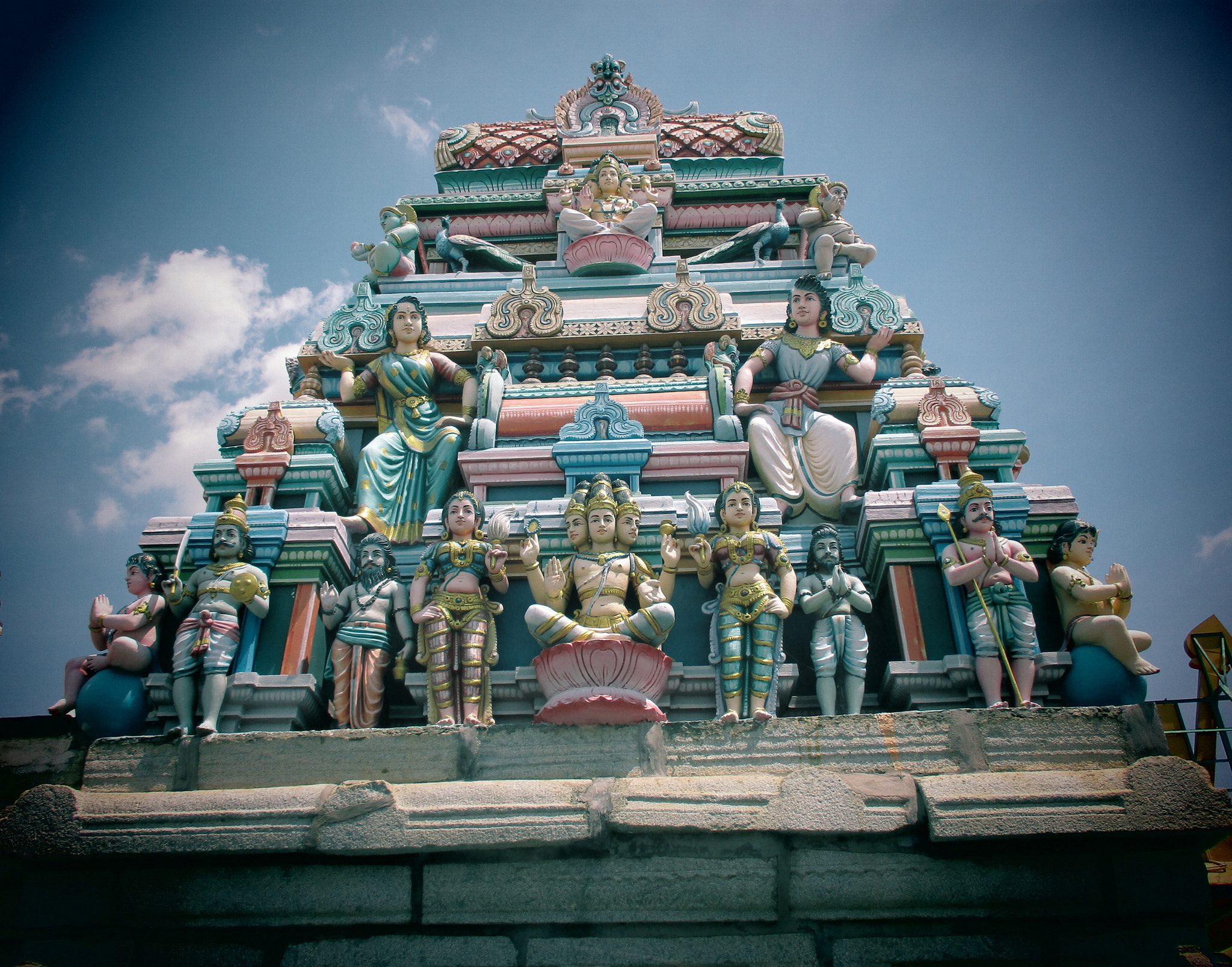Canon IXUS 185 sample photo. Temple tower south india photography