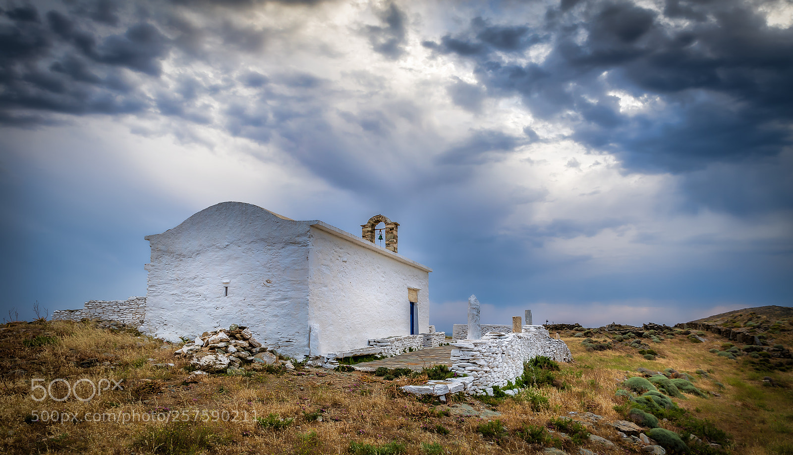 Canon EOS 6D sample photo. Small white church photography