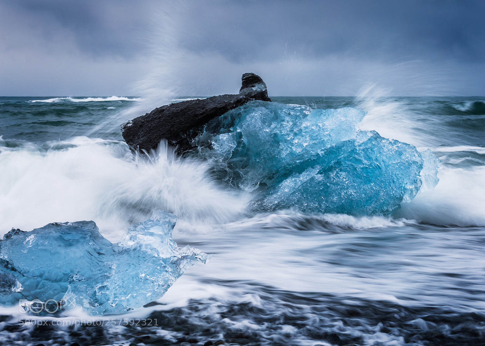 Canon EOS 6D sample photo. Powerful wave breaks over photography