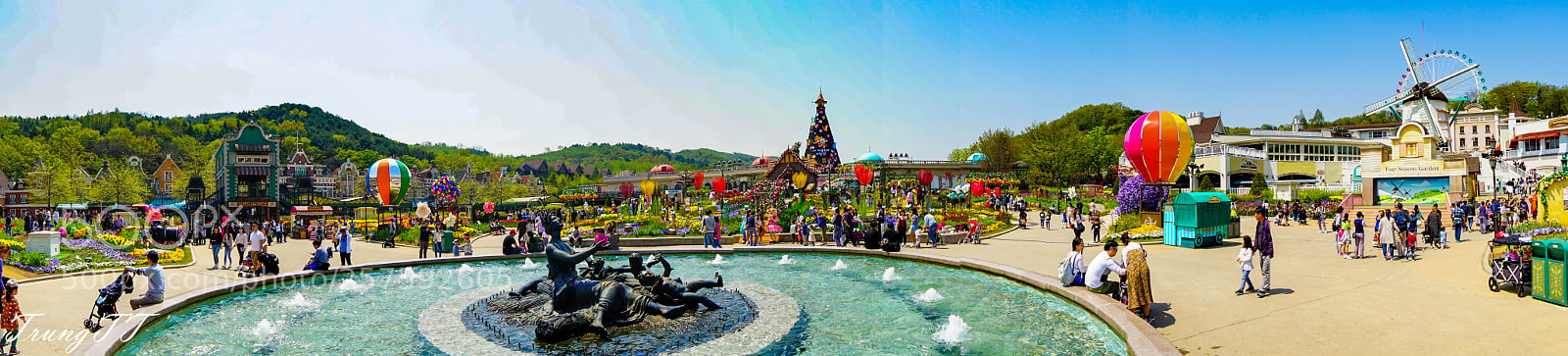 Sony a7 II sample photo. Everland panorama photography