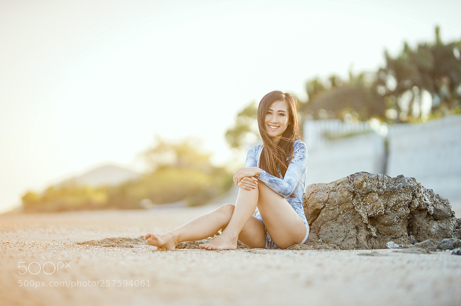 Sony a7 II sample photo. Girl by the beach photography