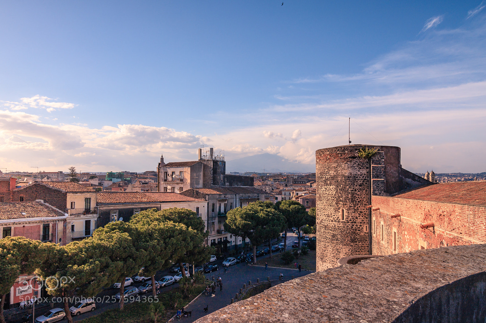 Canon EOS 6D Mark II sample photo. Catania, from the castle photography