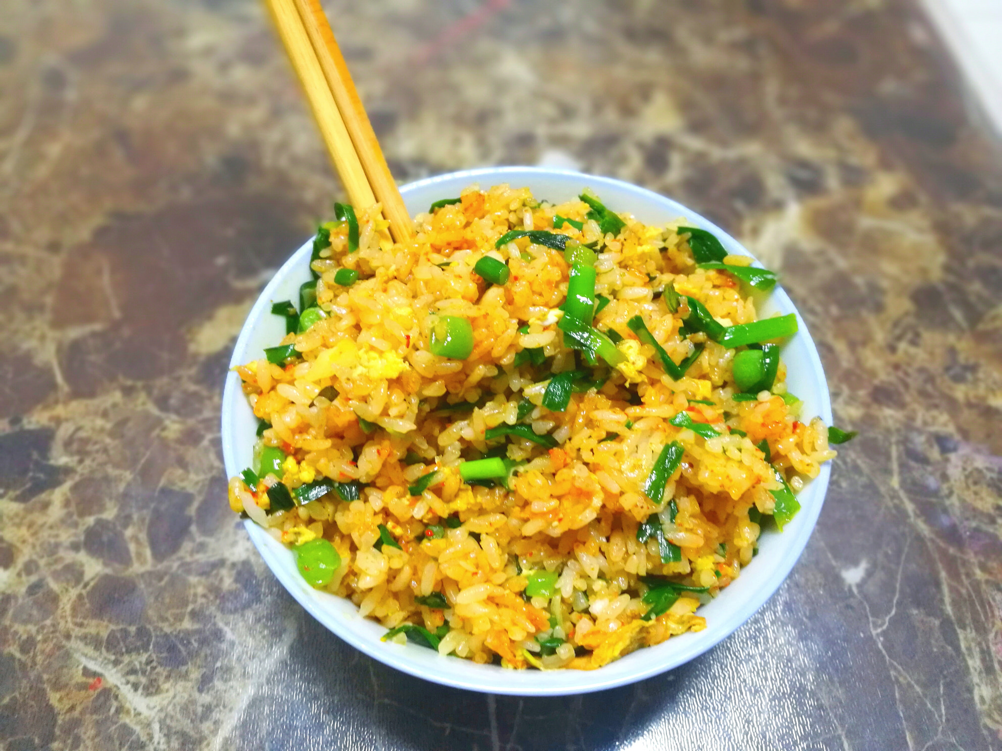 HUAWEI Honor V8 sample photo. Fried rice with egg photography