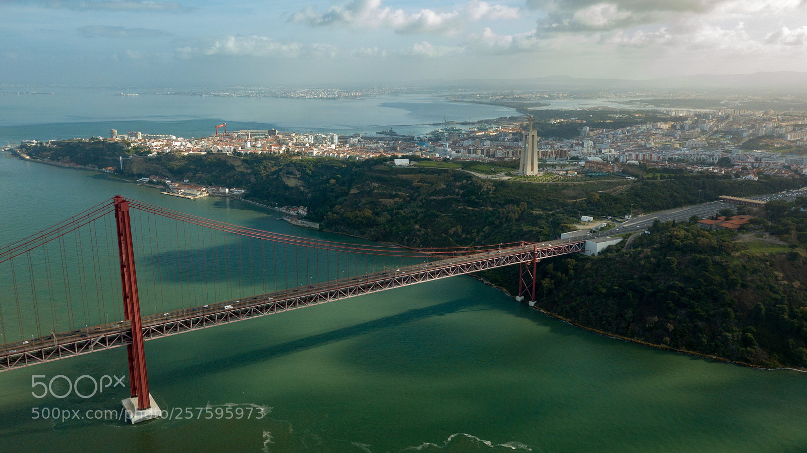 DJI FC220 sample photo. Sky over lisbon photography