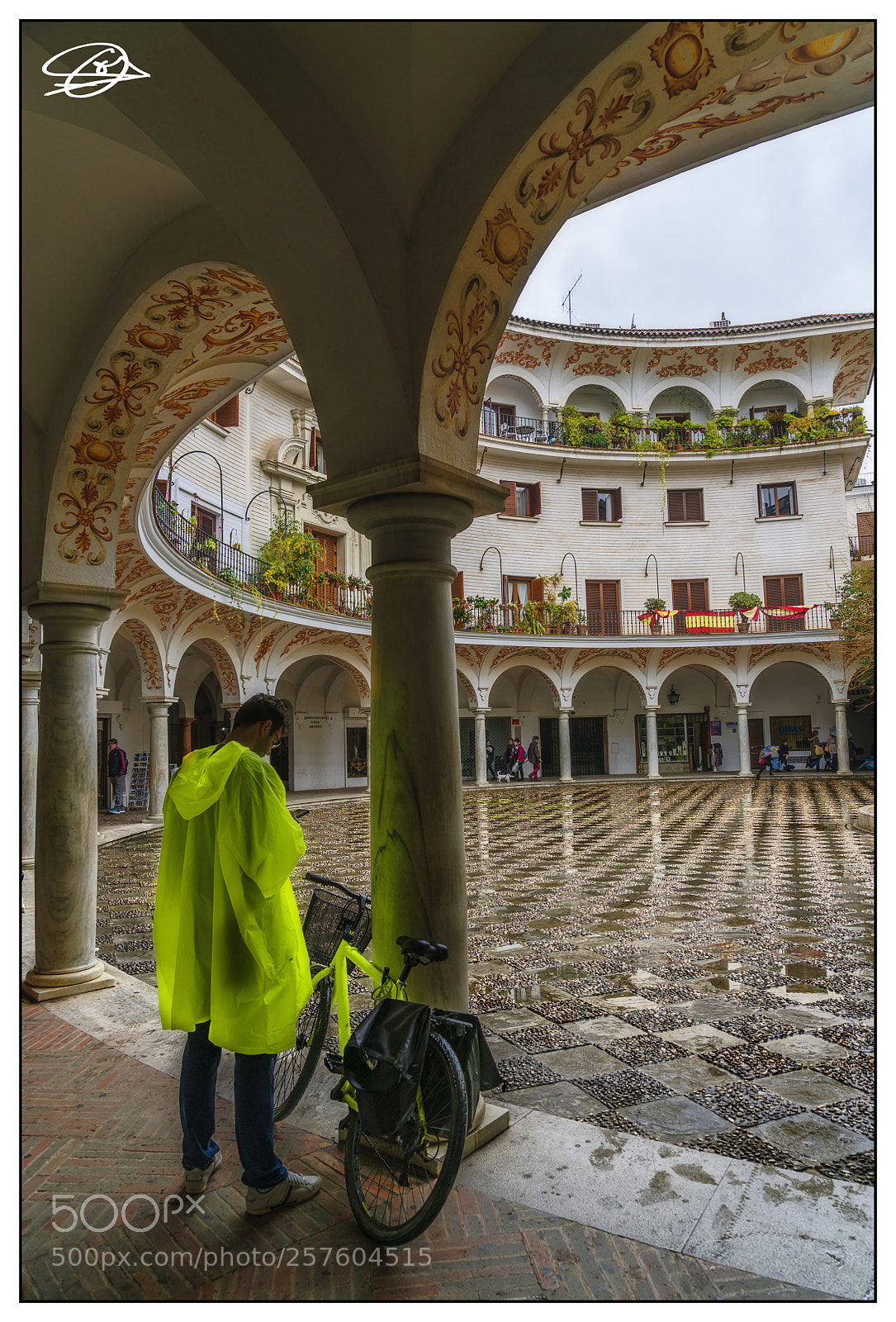 Sony a7R II sample photo. The yellow-green raincoat photography