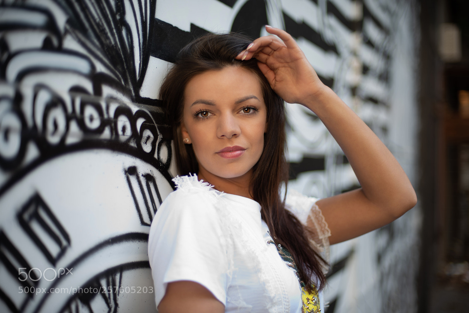 Nikon D750 sample photo. Lorena and the wall photography