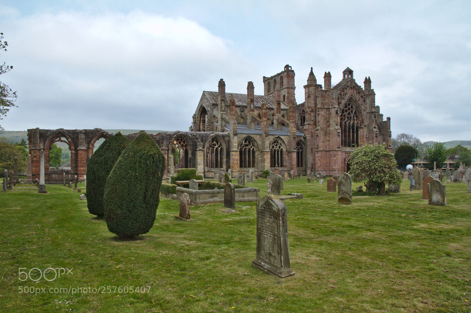 Canon EOS 7D sample photo. Melrose abbey photography