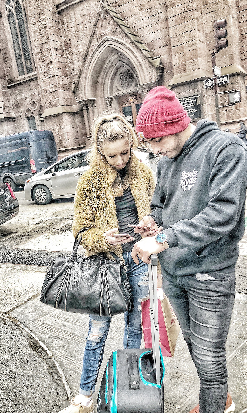 Apple iPhone X sample photo. Checking directions. nyc photography