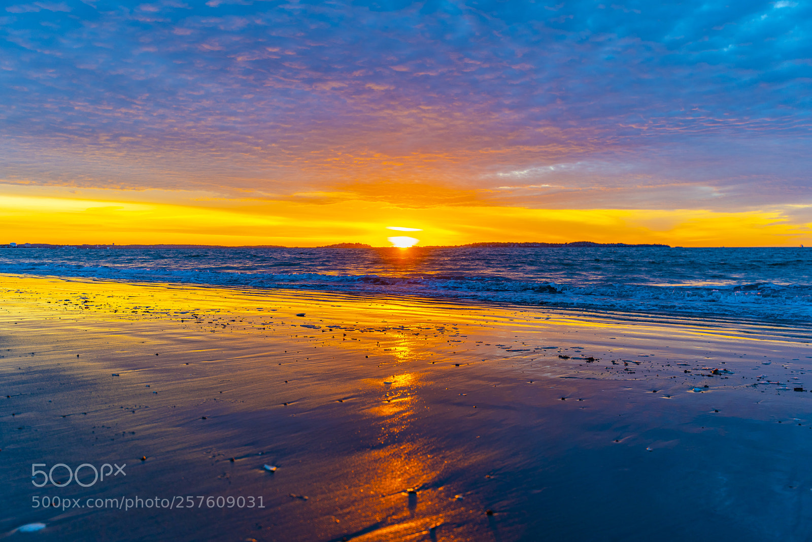Nikon D810 sample photo. Sunset @ revere beach photography