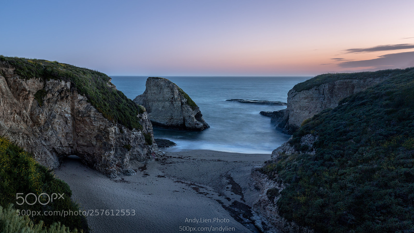 Sony a6500 sample photo. Shark fin cove, pacific photography