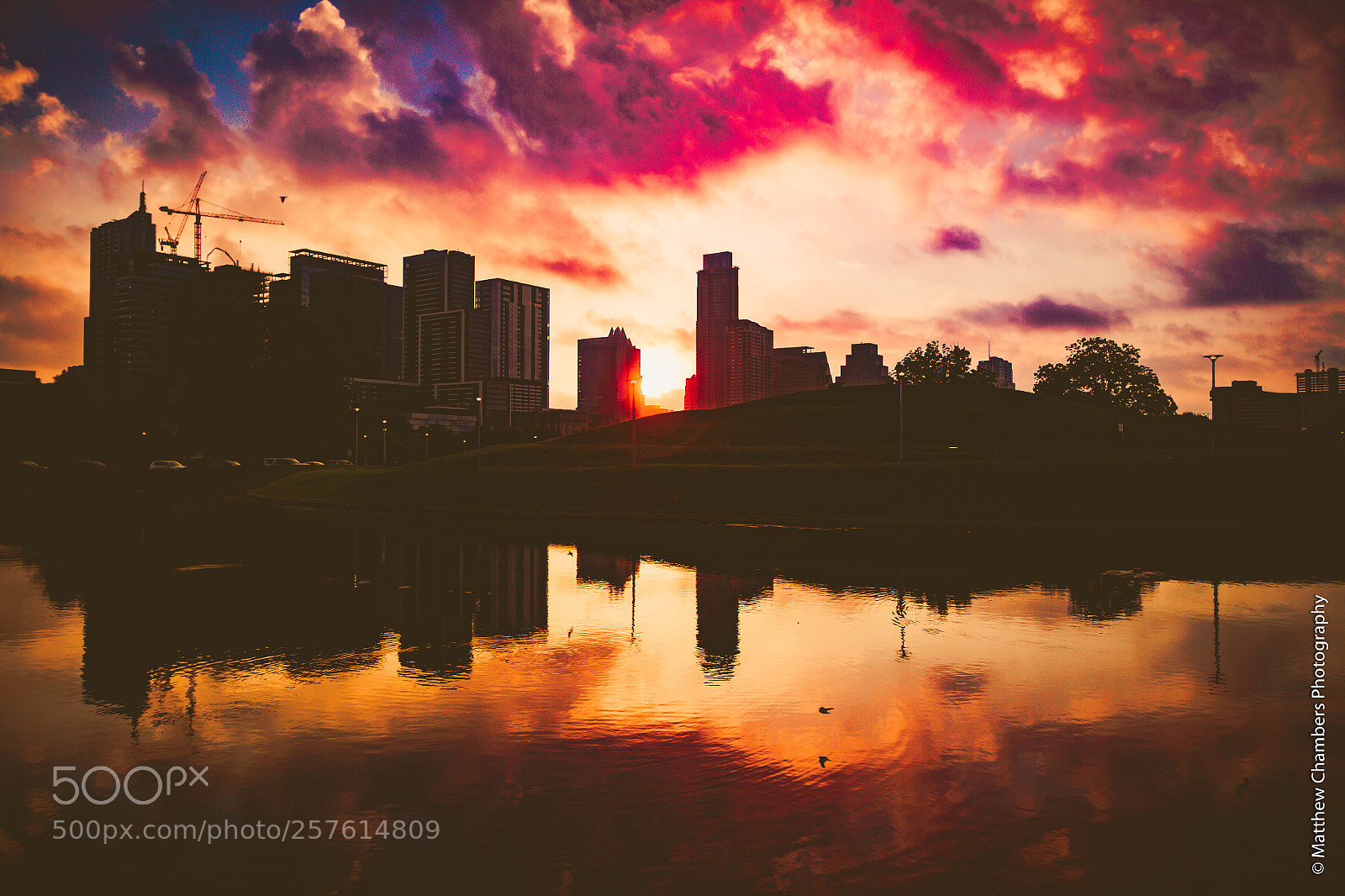 Canon EOS 7D sample photo. Sunrise over austin red photography
