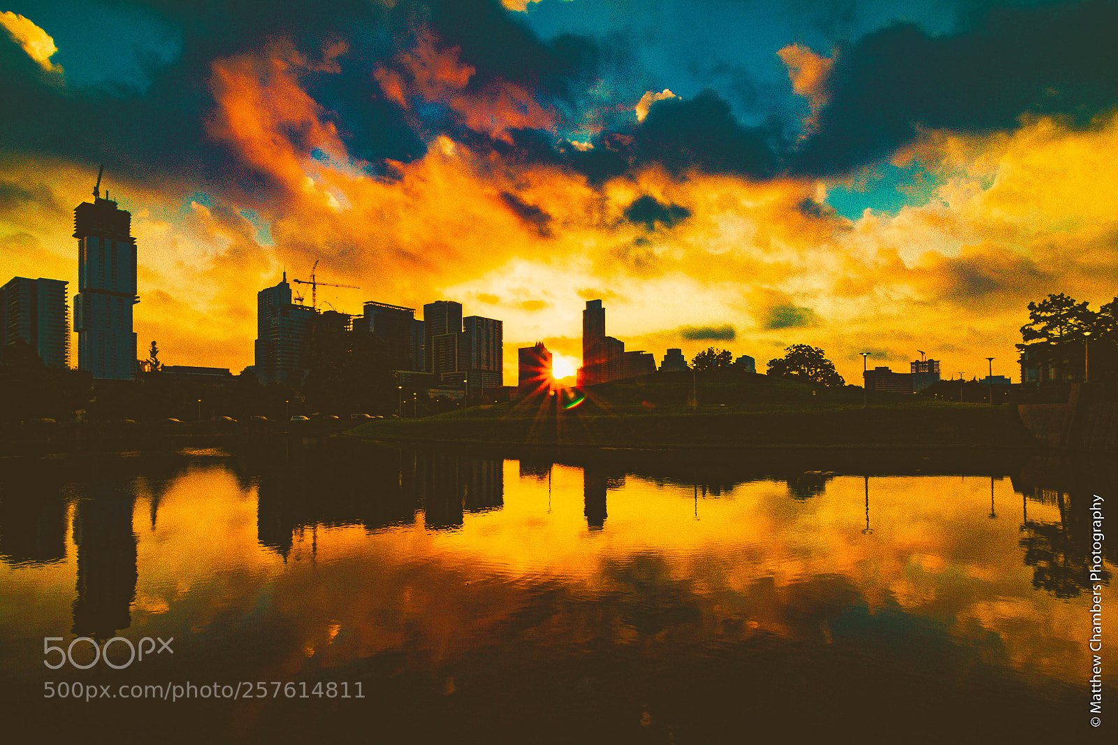 Canon EOS 7D sample photo. Sunrise over austin dark photography