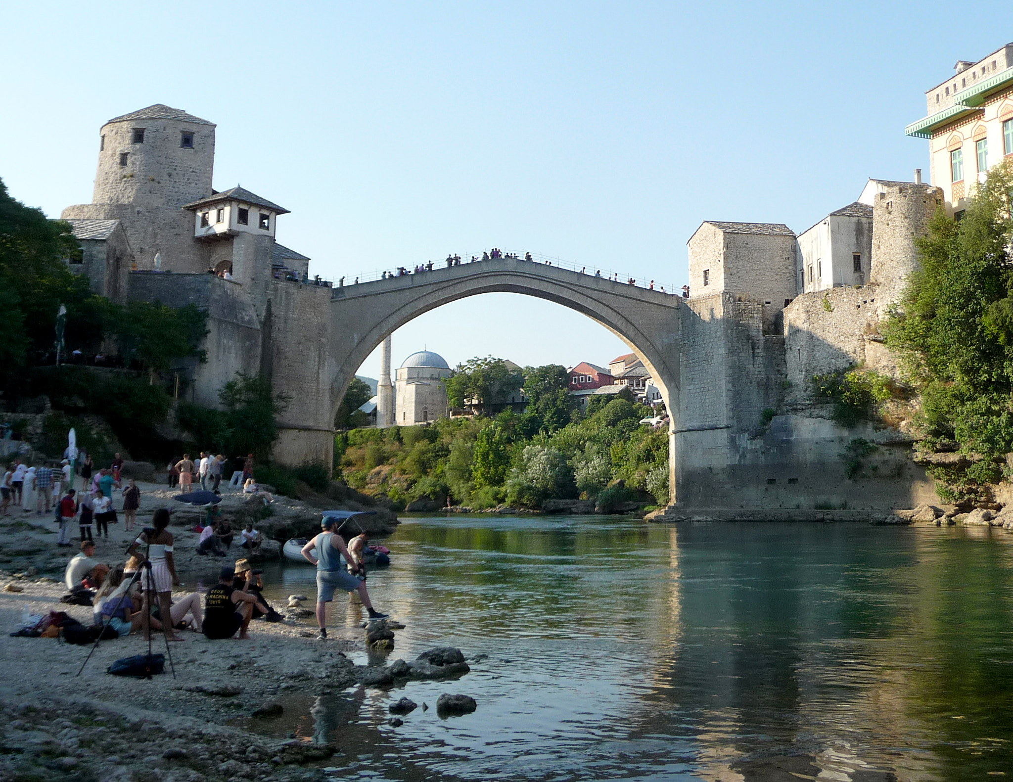 Panasonic Lumix DMC-TZ4 sample photo. Mostar bridge o photography