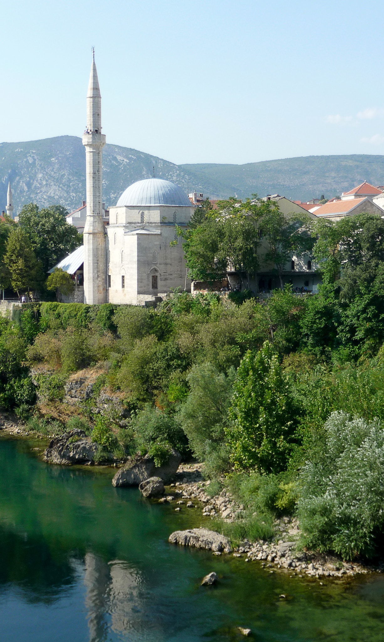 Panasonic Lumix DMC-TZ4 sample photo. Mostar grand mosque o photography