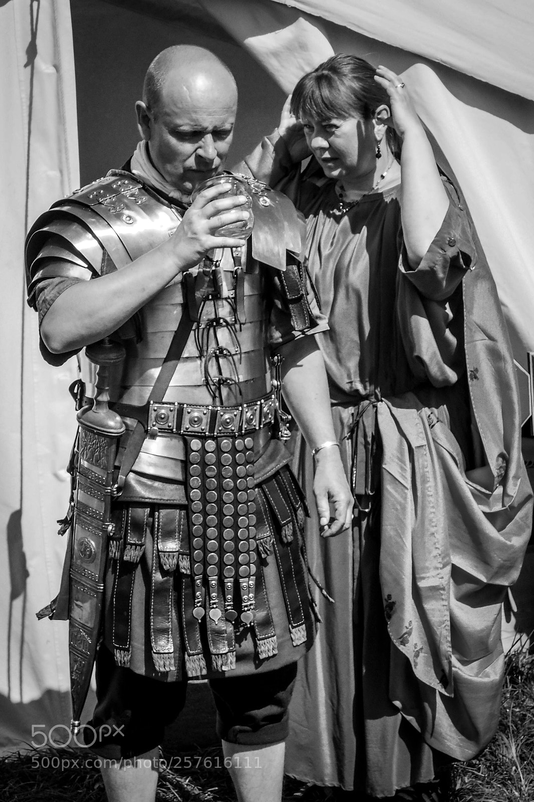 Olympus OM-D E-M10 II sample photo. Roman legionary soldier photography