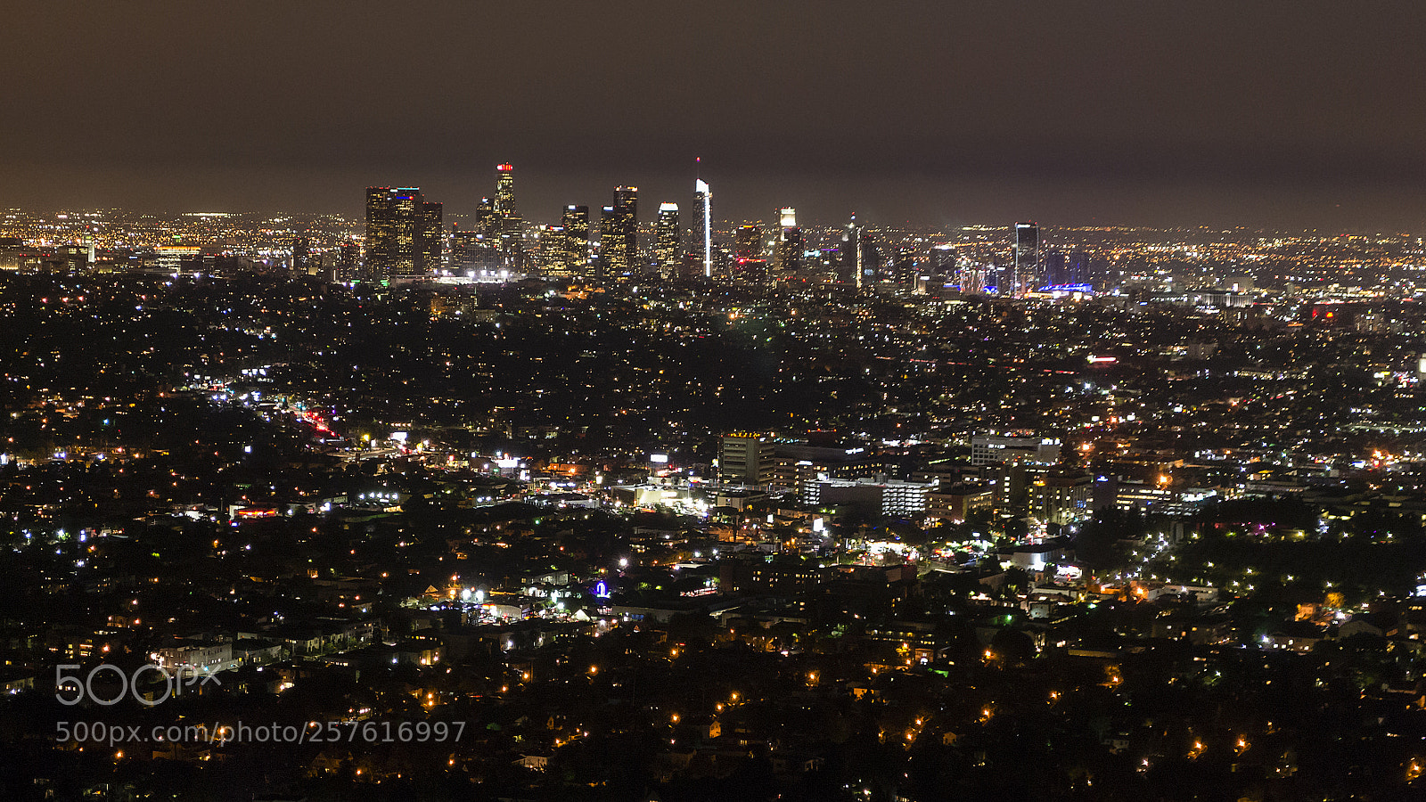 Nikon D3100 sample photo. Los angeles skyline photography