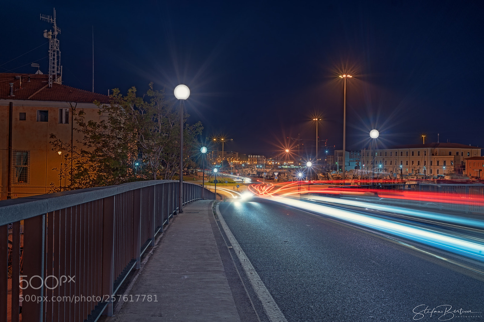 Sony a7R II sample photo. Ponte porto notte photography