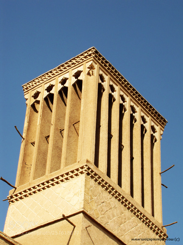 Canon PowerShot SX10 IS sample photo. Windcatcher - yazd / iran photography