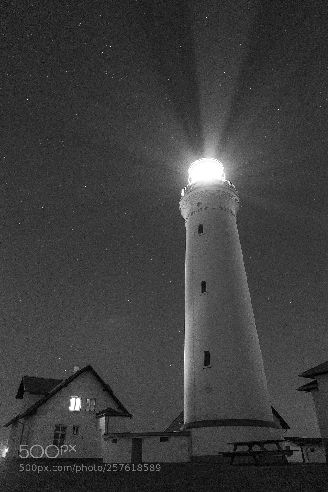 Canon EOS 6D sample photo. The lighthouse at night photography