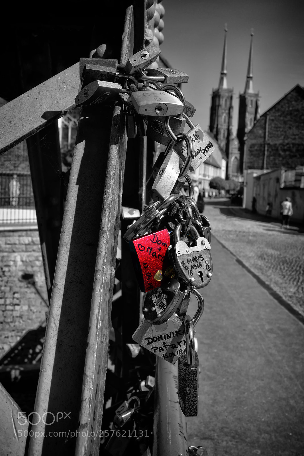 Nikon D5300 sample photo. Love locks photography