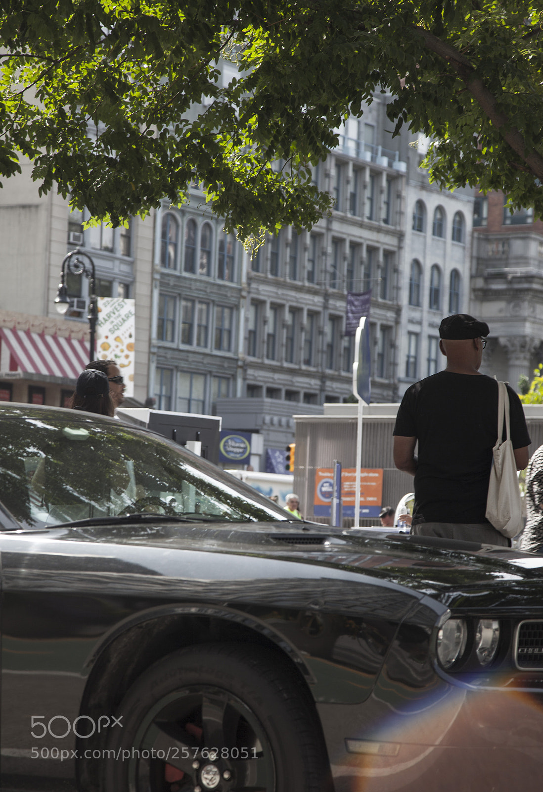 Canon EOS 5D Mark II sample photo. Muscle man and car photography