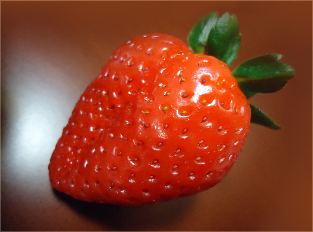 Sony Cyber-shot DSC-W610 sample photo. Strawberry photography