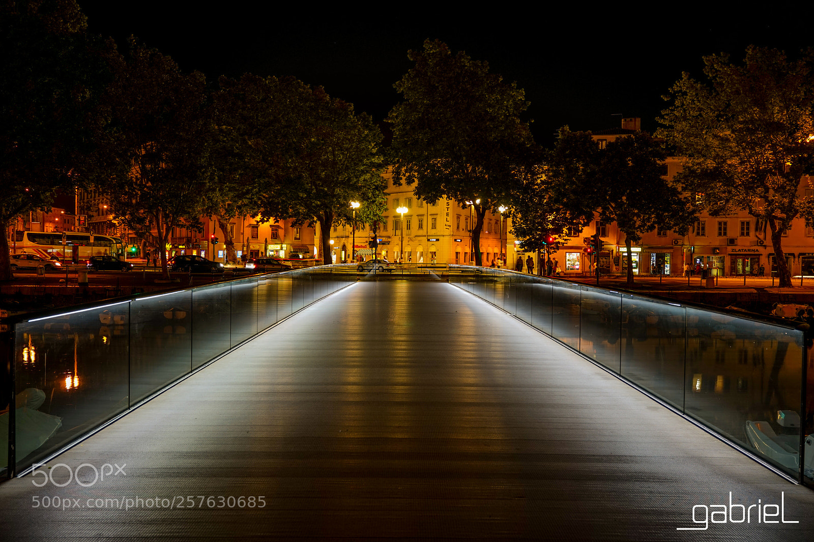 Sony a7 sample photo. Rijeka city bridge photography